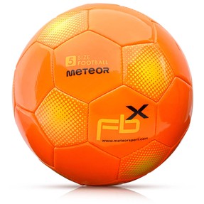 Piłka nożna Meteor FBX 5 pomarańczowy