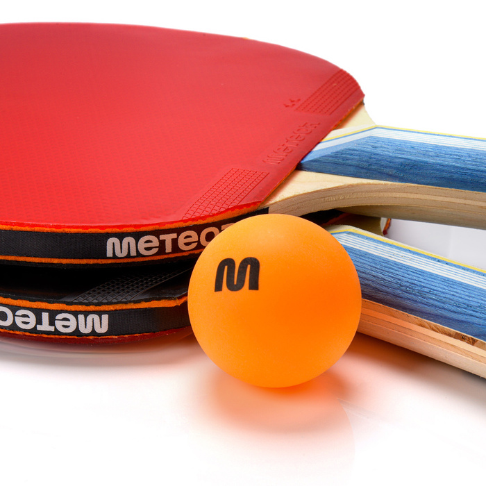 Zestaw do tenisa stołowego Meteor 2 rakietki Sirocco ** 3 piłeczki