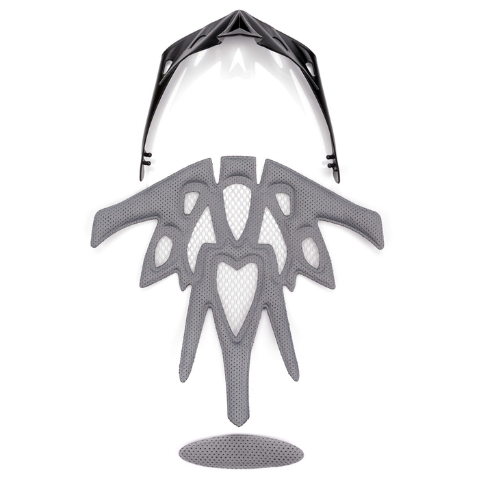 Kask rowerowy Meteor Gruver L 58-61 cm biały/czarny/niebieski