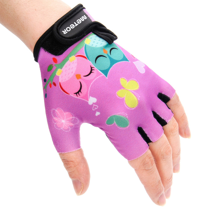 Rękawiczki rowerowe Meteor Kids Owl M