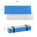 NC17103 KARIMATA SKŁADANA TURYSTYCZNA Z PODBICIEM ALUMINIOWYM + XPE 195 CM NIEBIESKA NILS CAMP