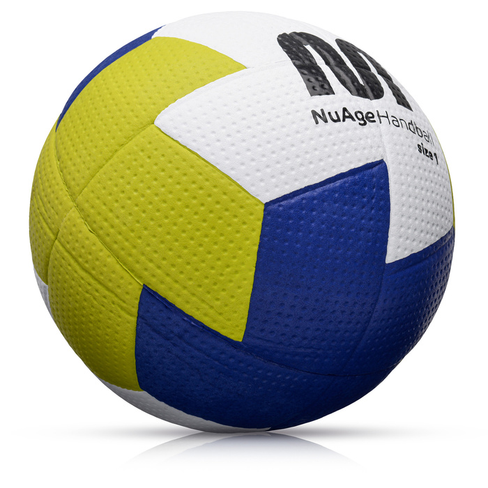 Piłka ręczna Meteor Nuage junior 1 biały/żółty/granatowy