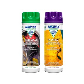 ZESTAW DO PIELĘGNACJI ODZIEŻY I SPRZĘTU OUTDOOR TECH WASH/TX.DIRECT NIKWAX