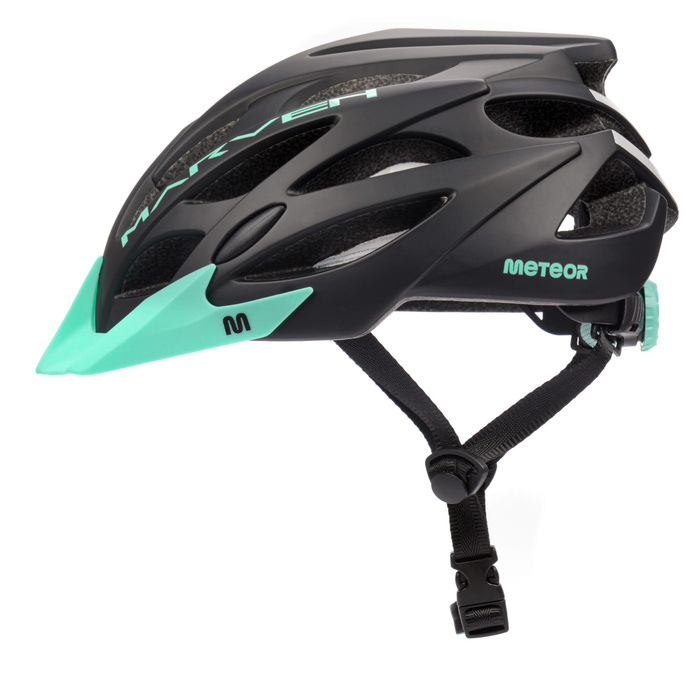 Kask rowerowy Meteor Marven S 52-56 cm czarny/miętowy