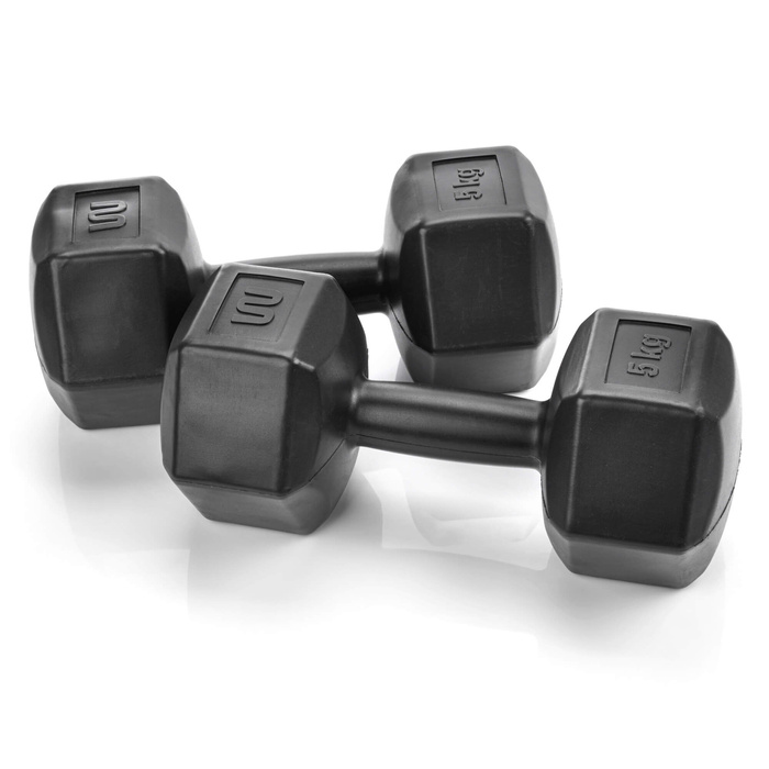 Zestaw hantli cementowych 2x5 kg Meteor