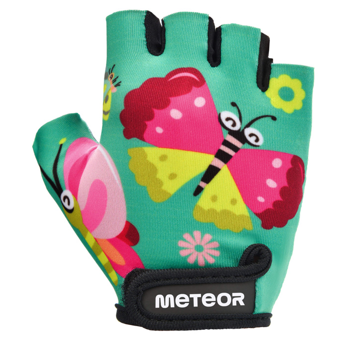 Rękawiczki rowerowe Meteor Butterflies S