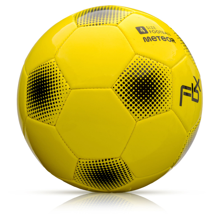 Piłka nożna Meteor FBX 4 neonowy żółty