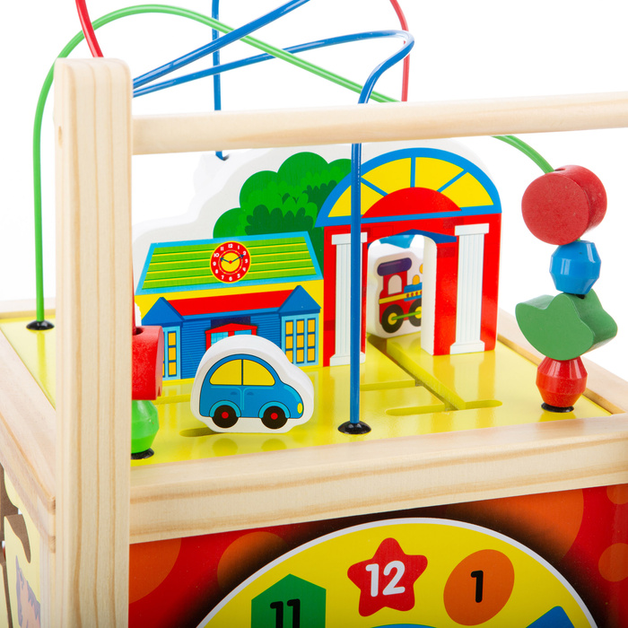 Drewniany chodzik kostka manipulacyjna Kinderlly