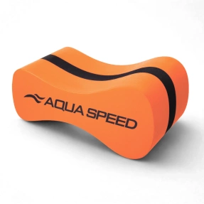Deska do pływania pull buoy ósemka Aqua Speed Wave 75 - pomarańczowa