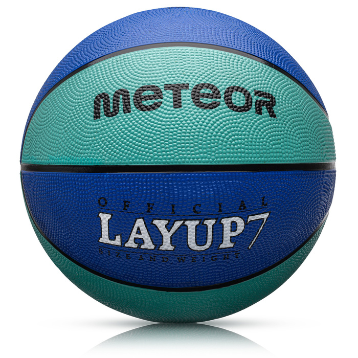 PIŁKA KOSZOWA METEOR LAYUP #7 niebieska