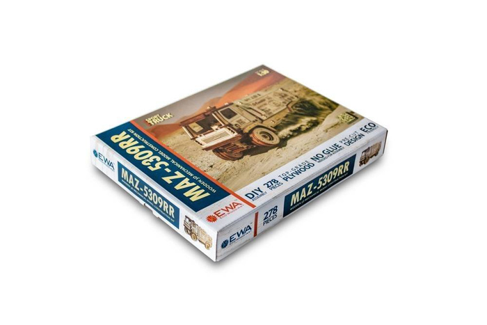 EWA Drewniane Puzzle 3D Maz 5309RR 1:30
