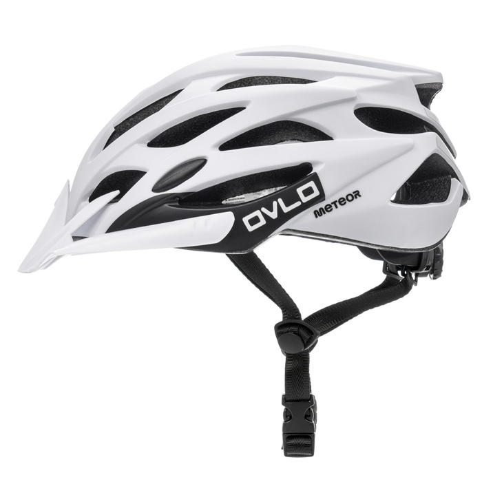 Kask rowerowy Meteor Ovlo M 55-58 cm biały