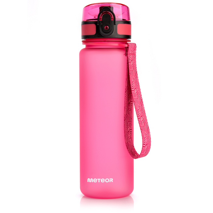 Bidon sportowy Meteor 500 ml różowy