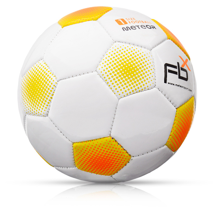 Piłka nożna Meteor FBX 1 biały