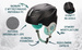 Kask narciarski Meteor Lumi S 53-55 cm miętowy/czarny