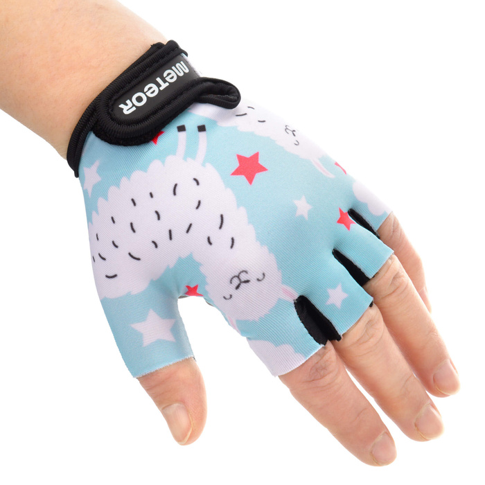 Rękawiczki rowerowe Meteor Kids XS Alpacas