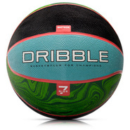 PIŁKA KOSZ. METEOR DRIBBLE #7 blue/green