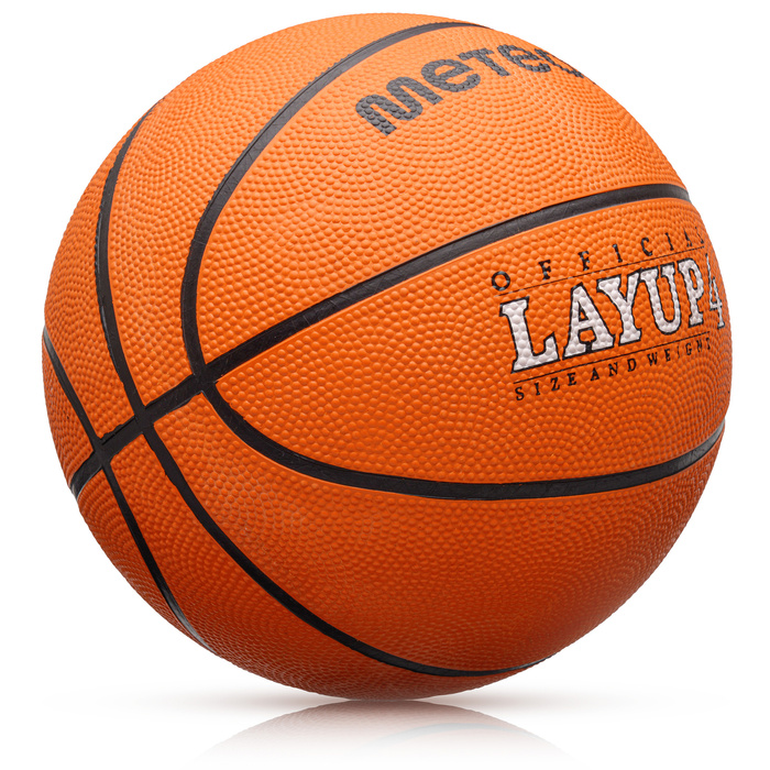 Piłka koszowa Meteor Layup #4 pomarańczowa