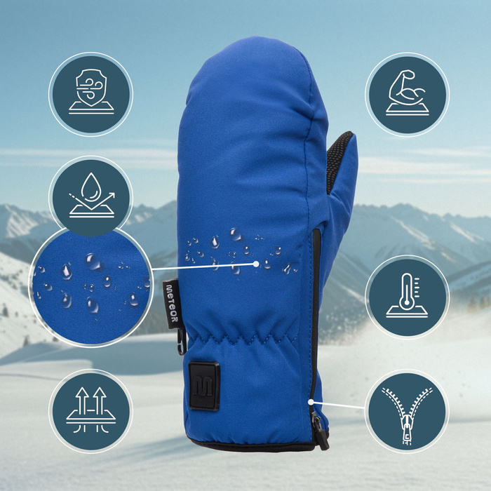 Rękawice zimowe Meteor Orel XS granatowy/czarny