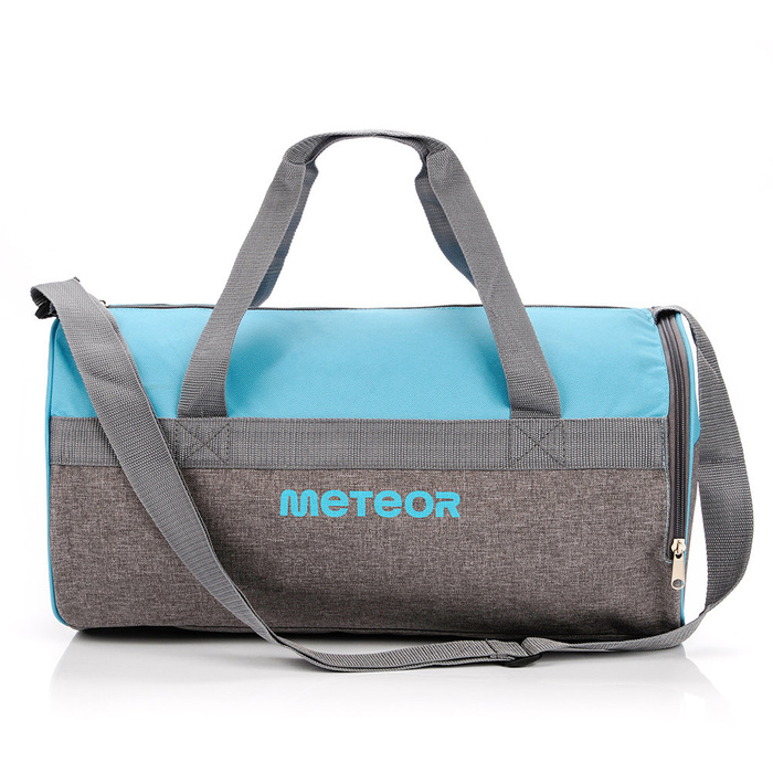 Torba fitness Meteor Siggy niebieski/szary melanż
