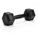 Hantel heksagonalny gumowany Meteor 2.5 kg