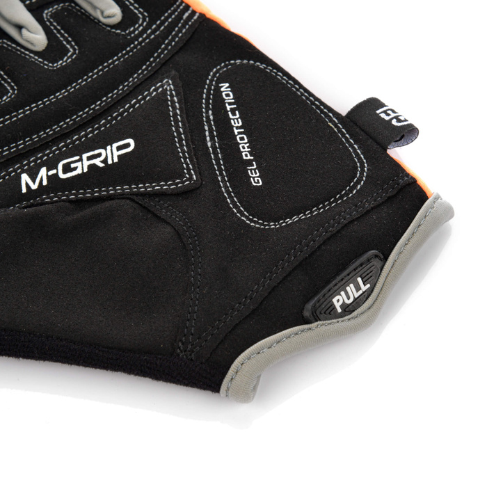 Rękawiczki rowerowe Meteor Gel GX35 orange XXL