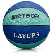 PIŁKA KOSZOWA METEOR LAYUP #3 niebieska