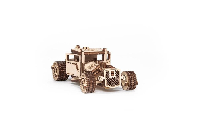 EWA Drewniane Puzzle 3D Zestaw 5 Pojazdów