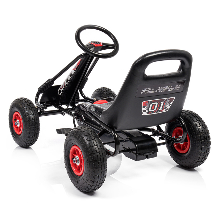 Gokart na pedały Meteor GM-A15 czerwony