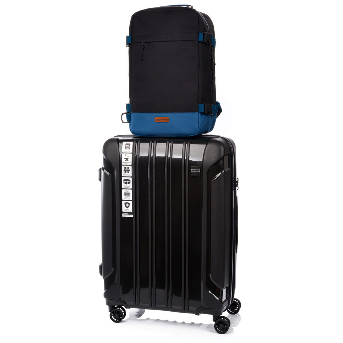 Plecak kabinowy Meteor Hermod 20 l czarny/niebieski
