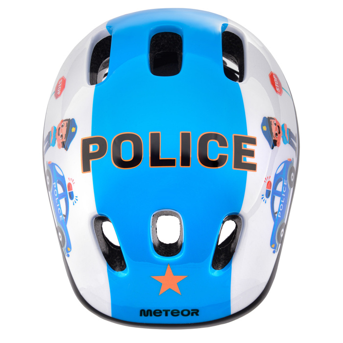 Kask rowerowy Meteor KS06 S 48-52 cm Police