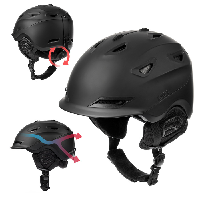 Kask narciarski Meteor Montara L 58-61 cm czarny