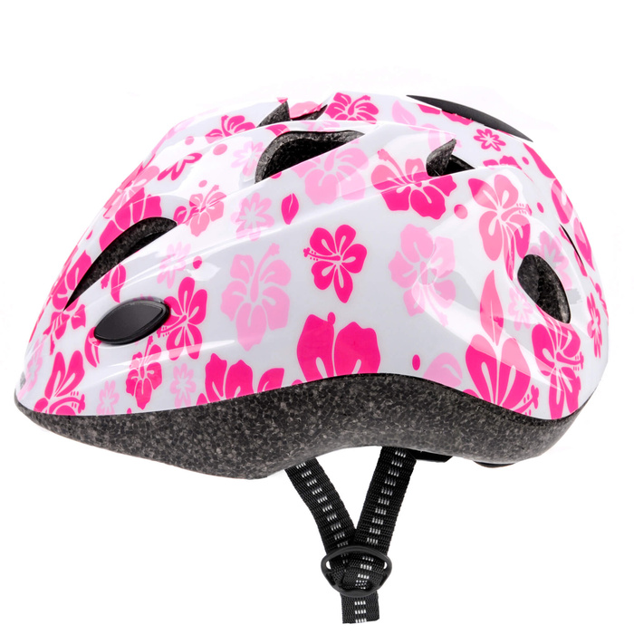 Kask rowerowy Meteor HB6-5 S 48-52 cm Pink flowers