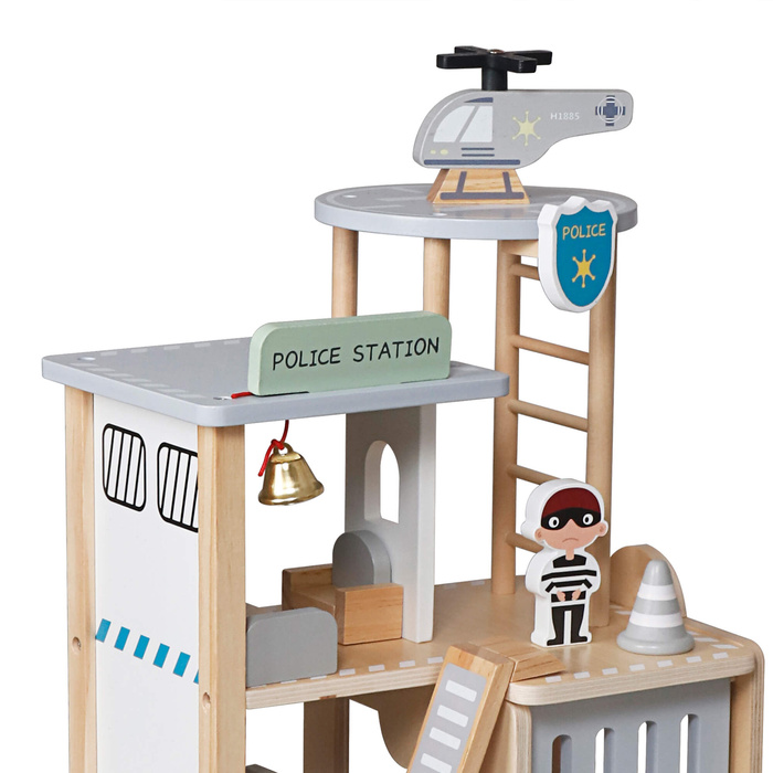 Drewniany komisariat policji dla dzieci Kinderlly
