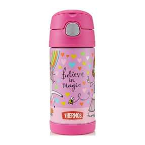 Termos dziecięcy ze słomką 355 ml THERMOS – jednorożec