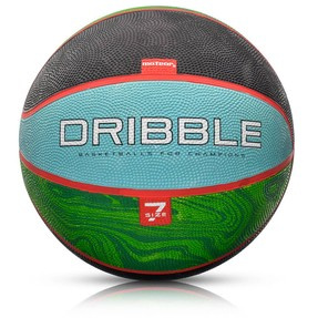 PIŁKA KOSZ. METEOR DRIBBLE #7 blue/green