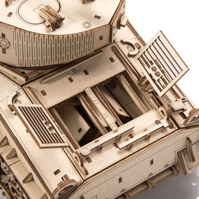 Little Story Drewniane Puzzle Model 3D - Czołg M4A38 Sherman