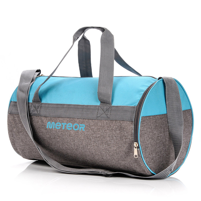 Torba fitness Meteor Siggy niebieski/szary melanż
