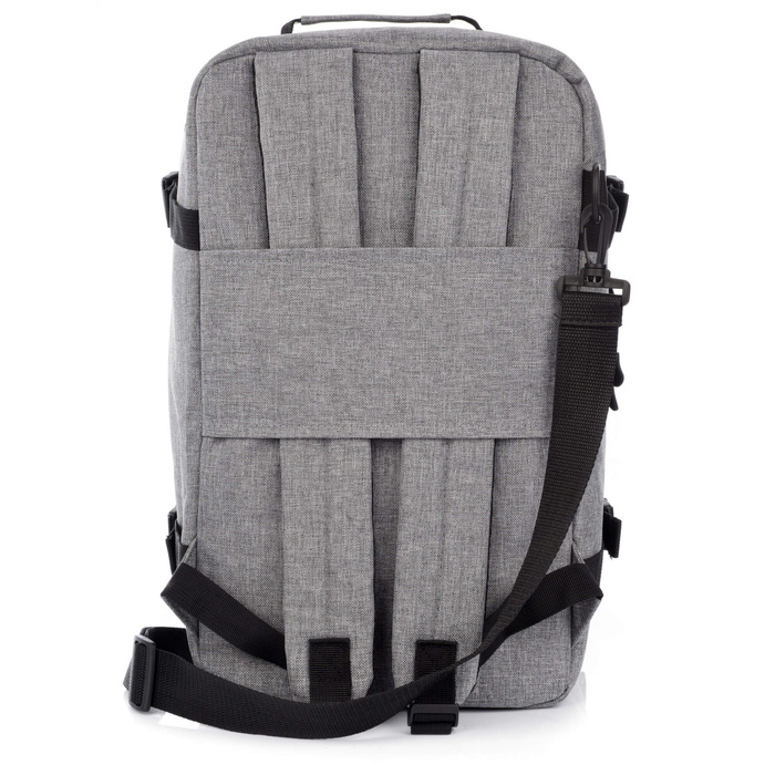 Plecak kabinowy Meteor Hermod 20 l szary melanż