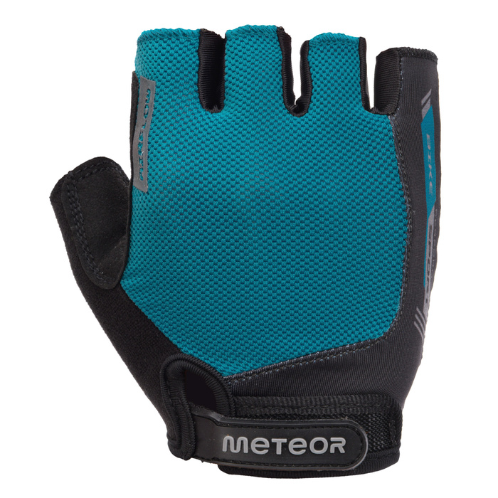 Rękawiczki rowerowe Meteor MX51 M czarny/niebieski