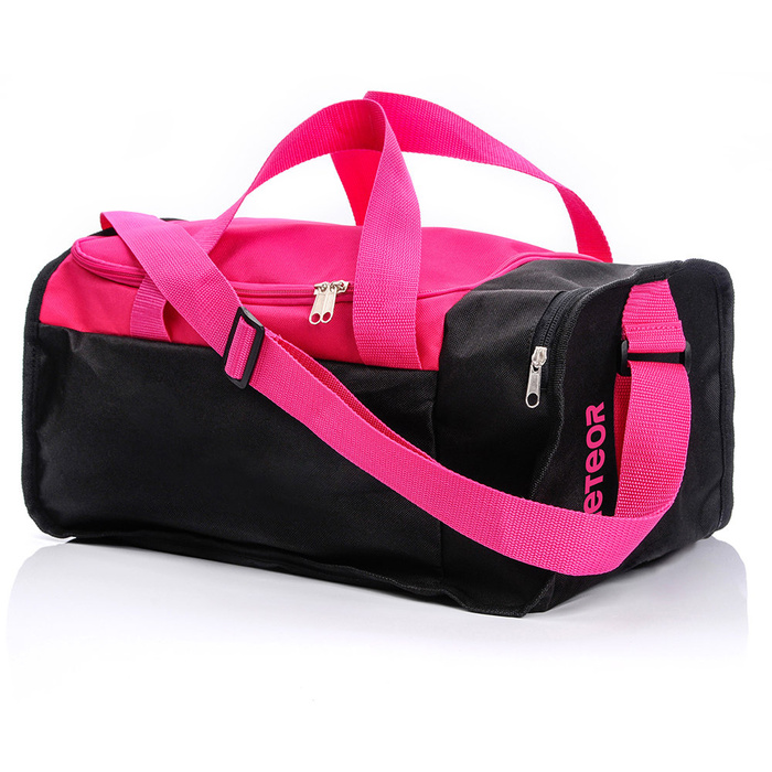 Torba fitness Meteor Nepr różowy/czarny
