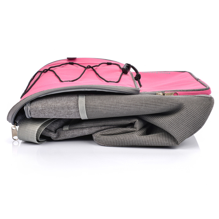 Torba termiczna Meteor Frosty 30 l różowy/szary melanż