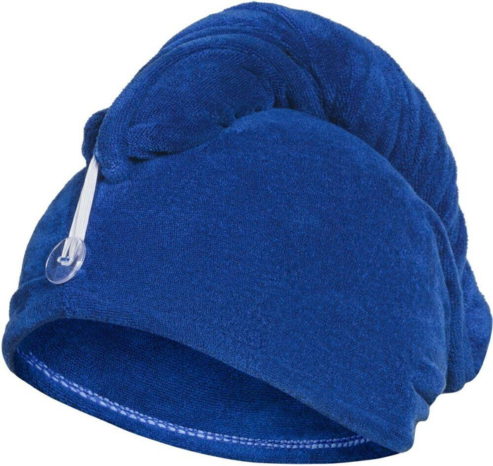 Ręcznik turban na mokre włosy z mikrofibry Aqua Speed Head Towel kolor 01