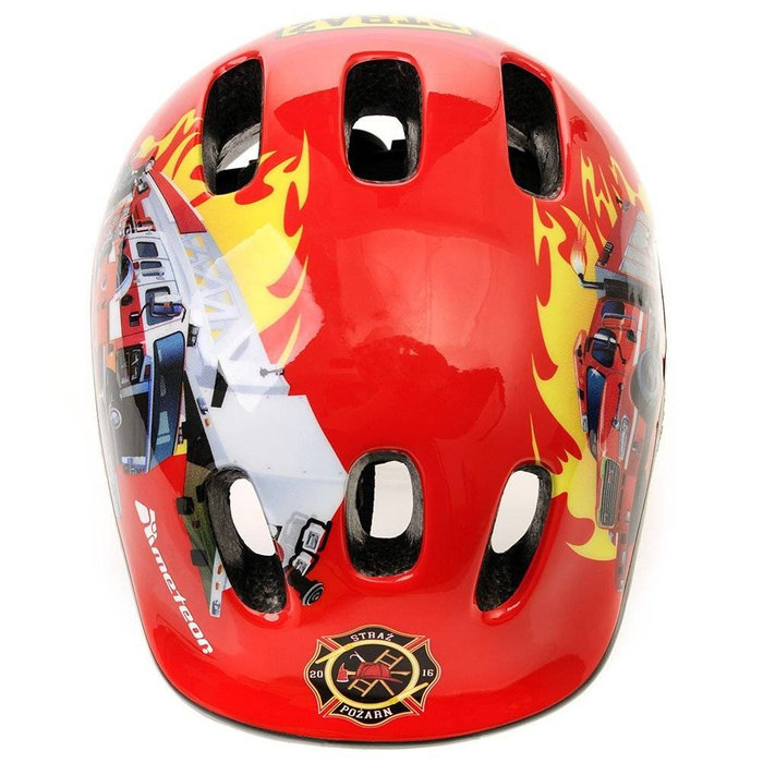 KASK ROWEROWY DZIECIĘCY METEOR MV6-2 FIRE ENGINE
