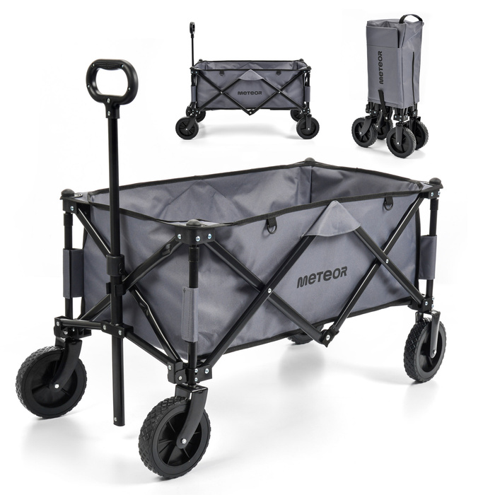 Wózek transportowy składany Meteor X-300 szary