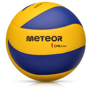 Piłka siatkowa Meteor Chili PU mini 4 żółty/niebieski