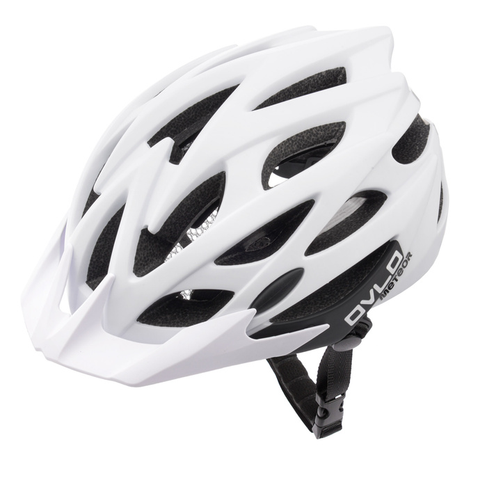 Kask rowerowy Meteor Ovlo S 52-56 cm biały