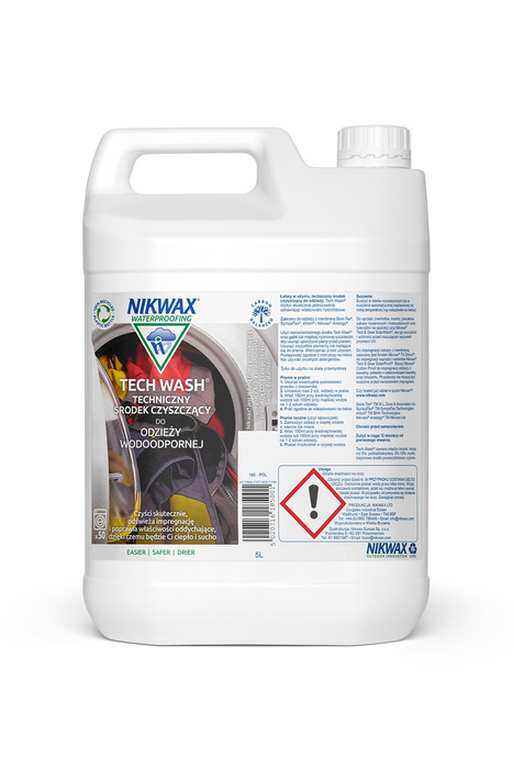 Techniczny środek czyszczący do prania odzieży wodoodpornej Nikwax Tech Wash 5 l 