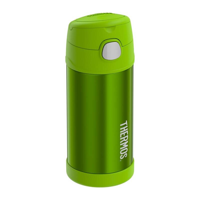 Termos dziecięcy ze słomką 355 ml THERMOS - limonkowy