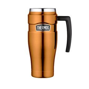 Kubek Termiczny Termos z uchwytem THERMOS - miedziany